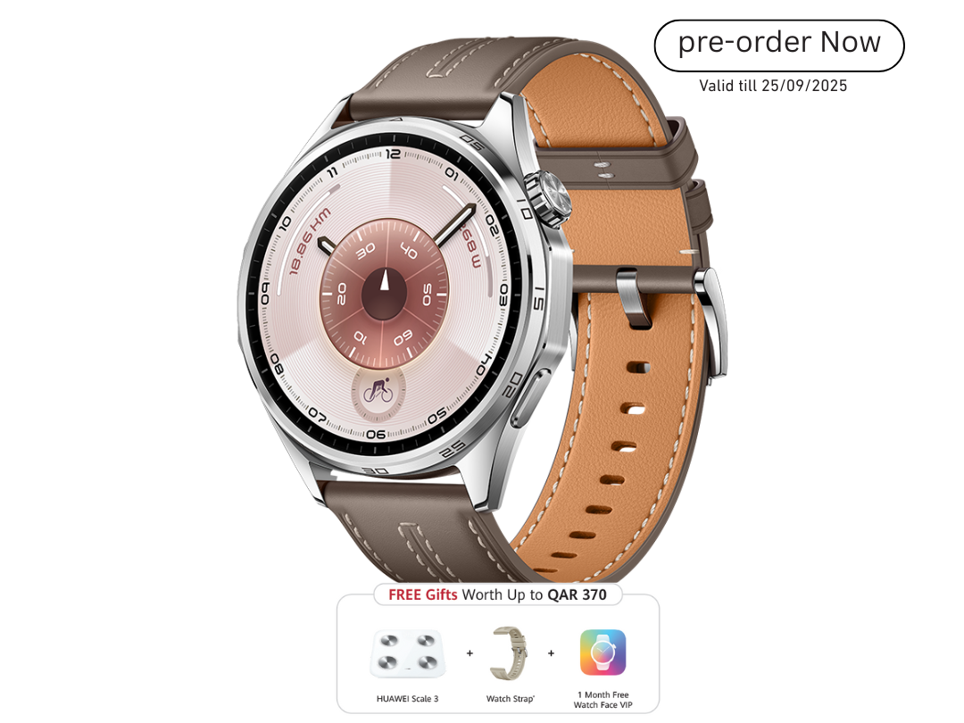Buy HUAWEI Watch GT 6 46mm – AMOLED, 21-Day Battery, 5ATM in Qatar Buy HUAWEI Watch GT 6 46mm – AMOLED, 21-Day Battery, 5ATM in Qatar